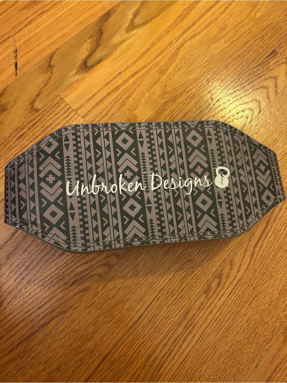 Unbroken Designs Aztec Weightlifting Belt